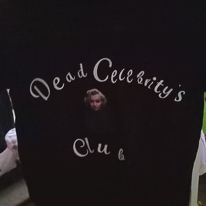 Tight black mini tee shirt